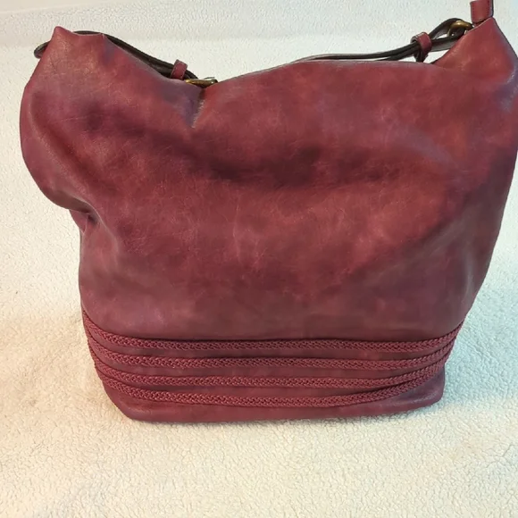 Hayden By Hayden Harnett Vegan Leather Kendall Hobo Shoulder Bag - Picture 6 of 9